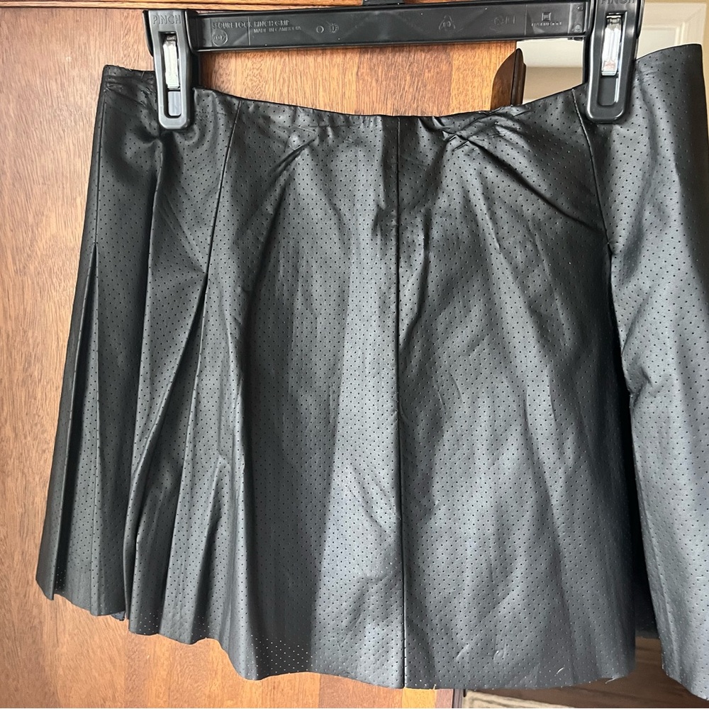 BCBGeneration Black Skater Mini Skirt with Pleats